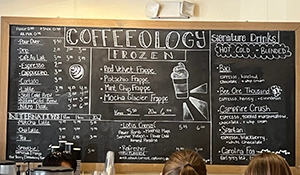 Coffeeology Drink Menu
