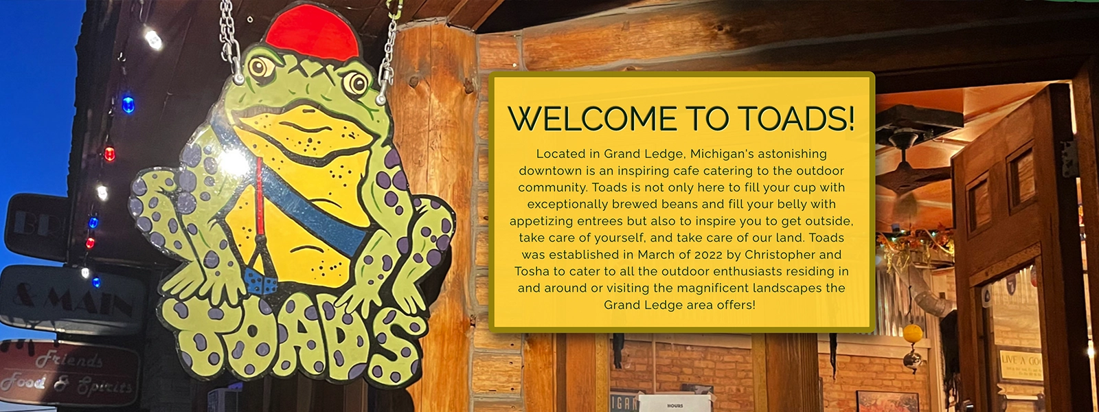 Toads Coffee Shop, Grand Ledge, Michigan