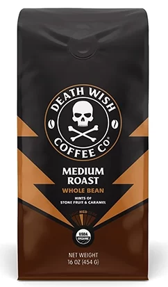 Death Wish Coffee Death Wish Medium Roast Whole Bean Coffee