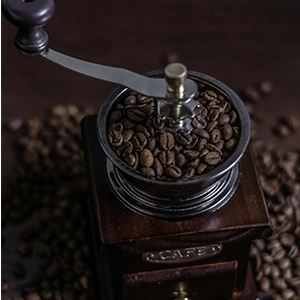 Hand Grinder, grinding up your coffee