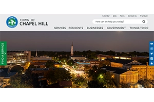 Town of Chapel Hill Website