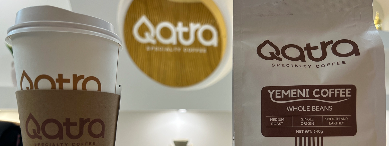 Qatra coffee Verified Visit header